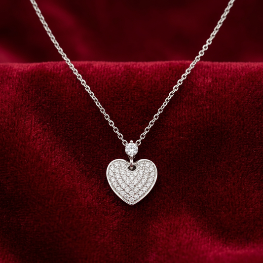 Collar Destello Plateado