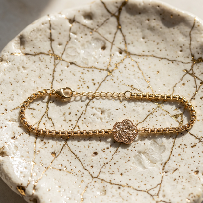 Pulsera Trébol Texturizado