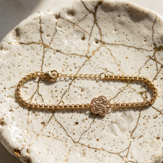 Pulsera Trébol Texturizado