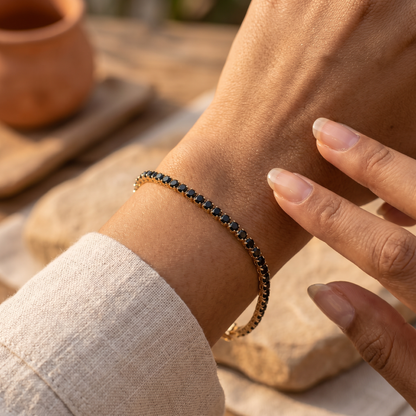Pulsera Tennis Noche oscura