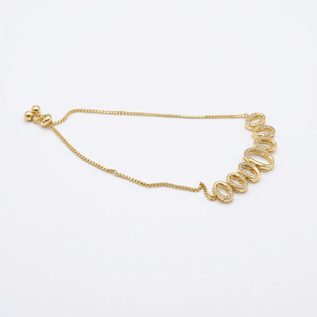 Pulsera Ajustable de Eslabones Orgánicos