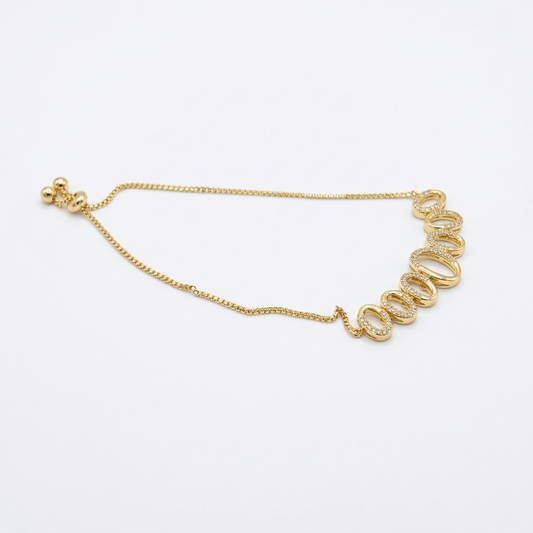 Pulsera Ajustable de Eslabones Orgánicos