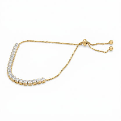 Pulsera Ajustable Tennis blanca