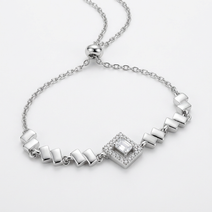 Pulsera Ajustable Prisma Silver