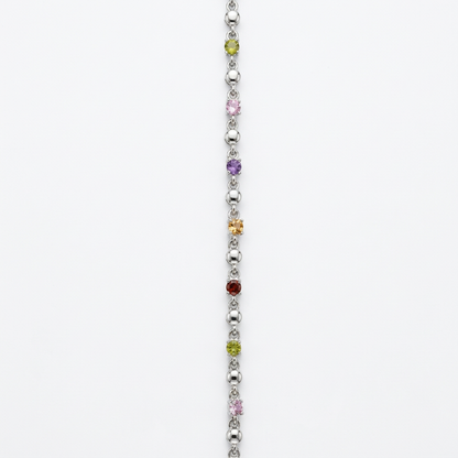 Pulsera Arcoiris plateado