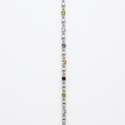 Pulsera Arcoiris plateado