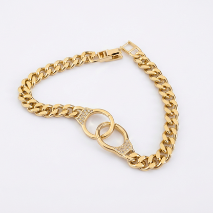 Pulsera Eslabon Esposas Luxe