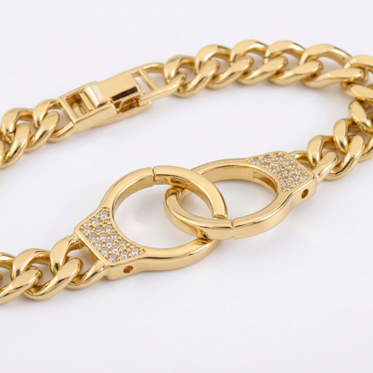 Pulsera Eslabon Esposas Luxe