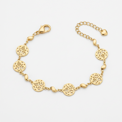 Pulsera Mandala de Oro