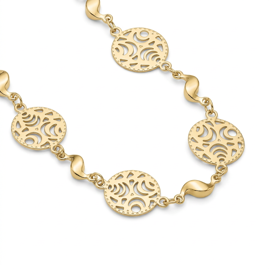 Pulsera Mandala de Oro