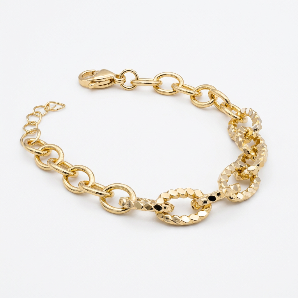 Pulsera Dualidad Dorada