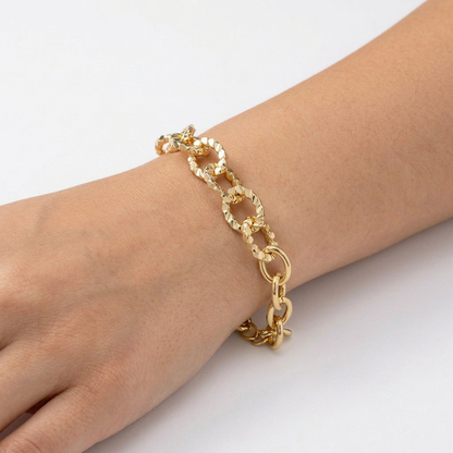 Pulsera Dualidad Dorada