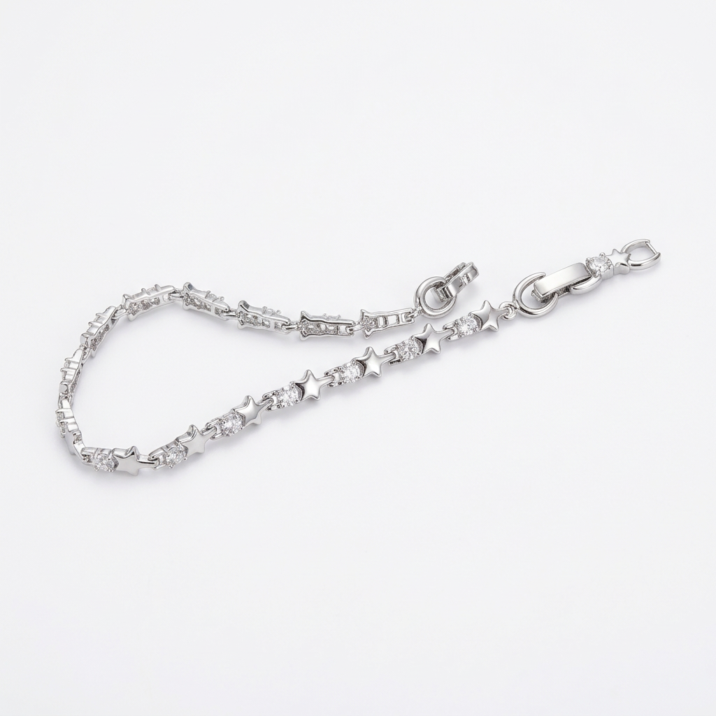 Pulsera Tennis Noche Brillante