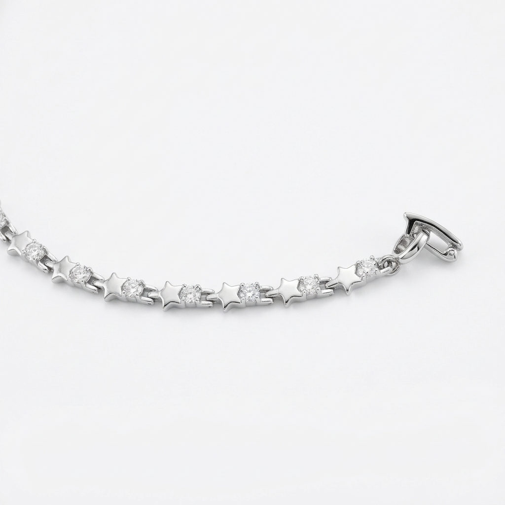 Pulsera Tennis Noche Brillante