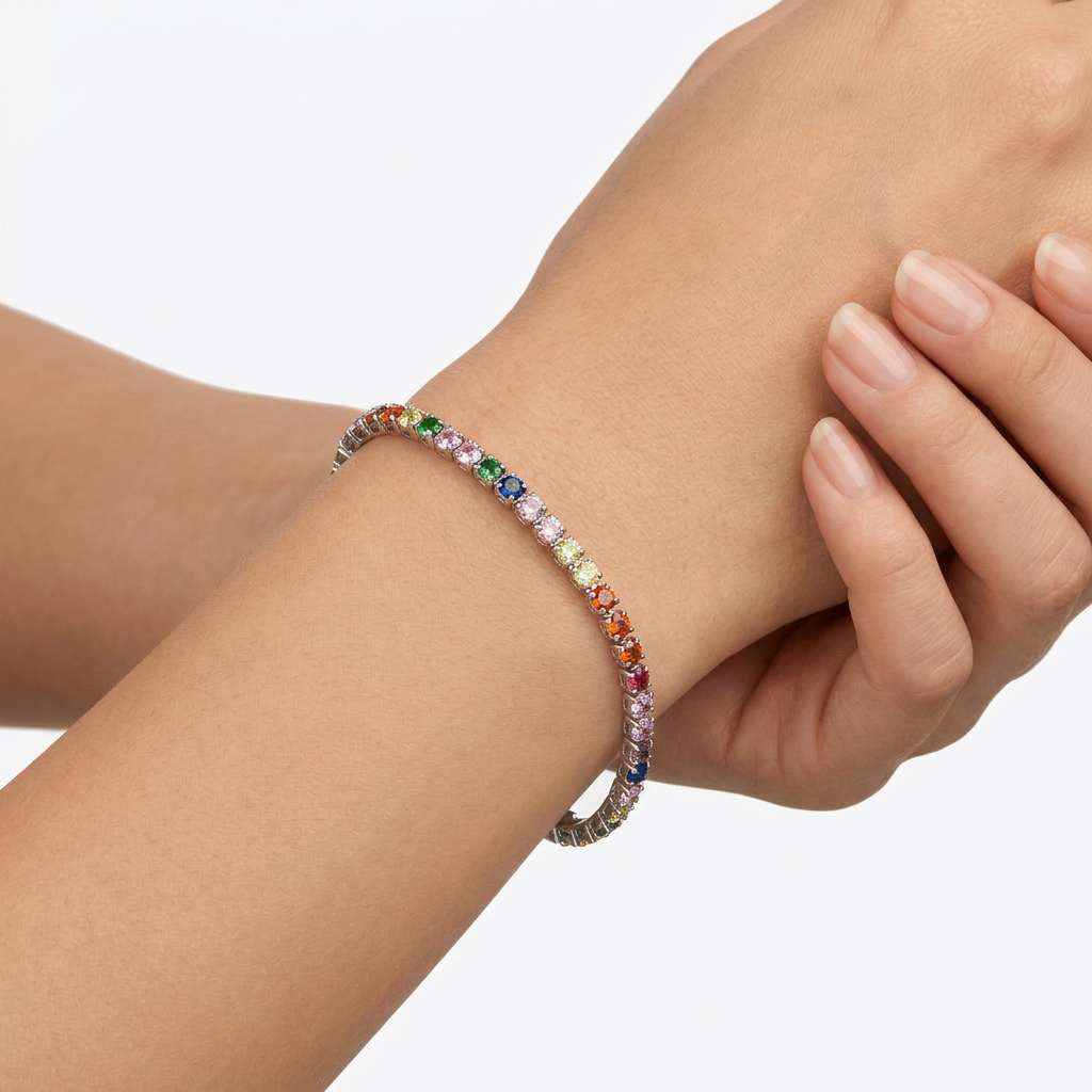 Pulsera Tennis Resplandor Infinito