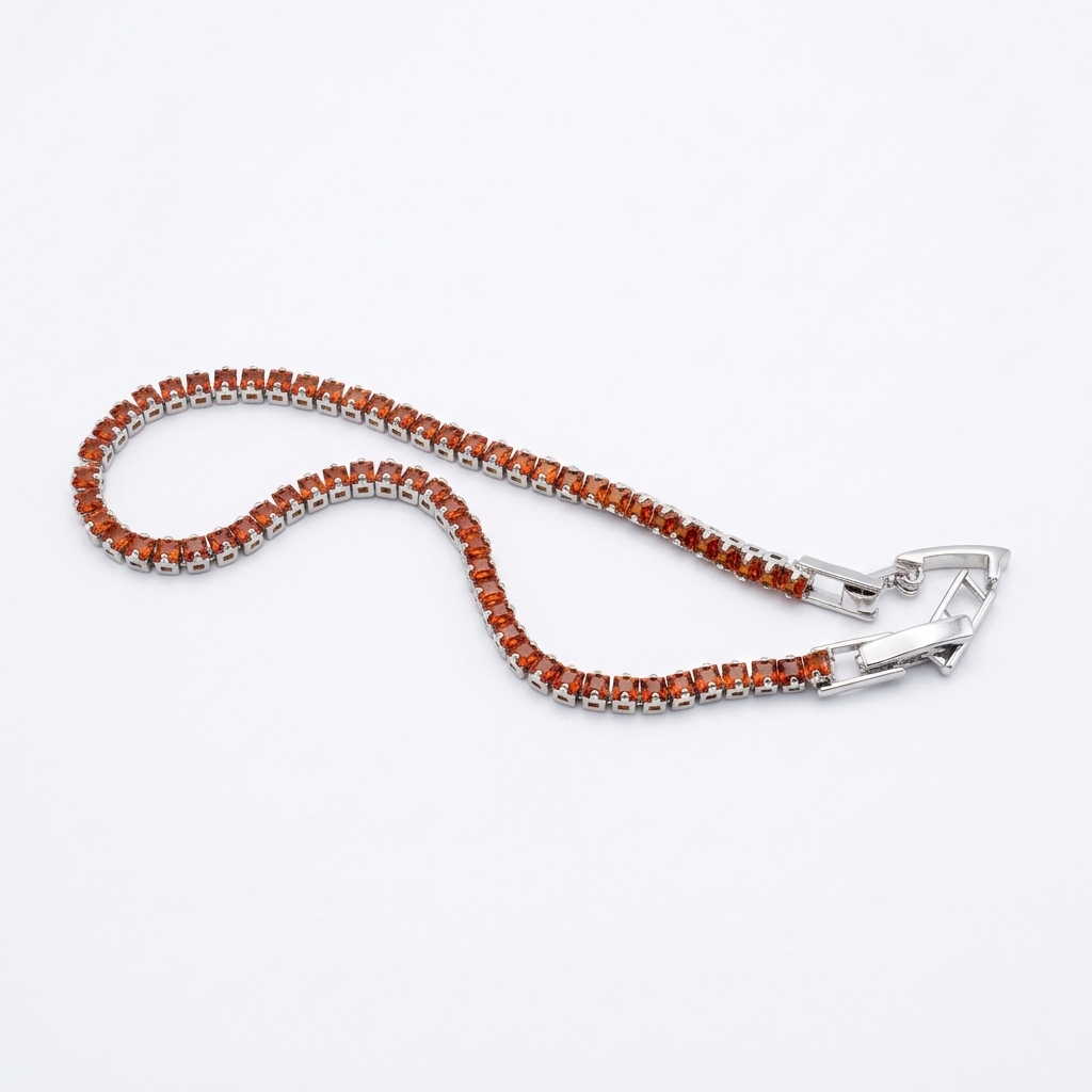 Pulsera Tennis Fulgor Ámbar