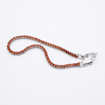 Pulsera Tennis Fulgor Ámbar