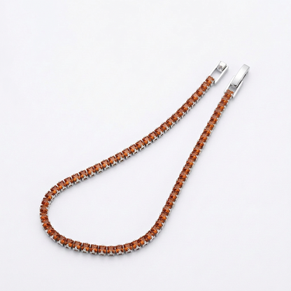 Pulsera Tennis Fulgor Ámbar