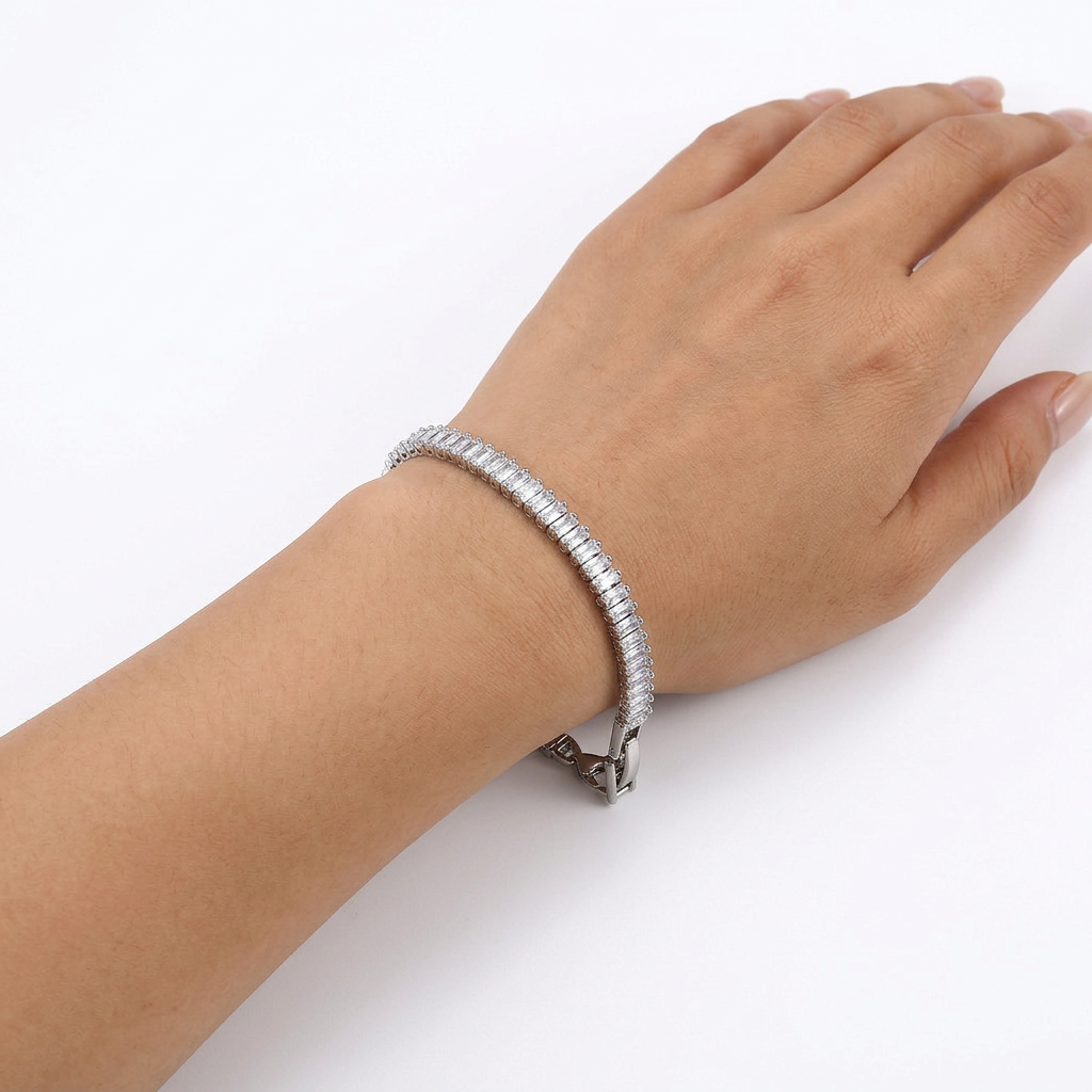 Pulsera Tennis Sendero de Cristal
