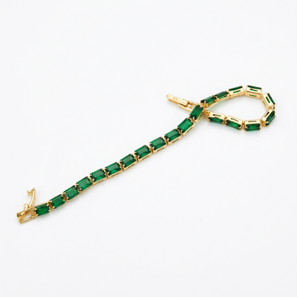 Pulsera Tennis Selva de Oro