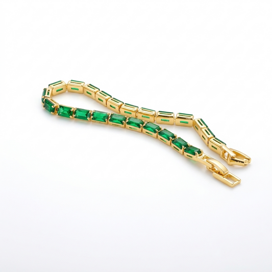 Pulsera Tennis Selva de Oro