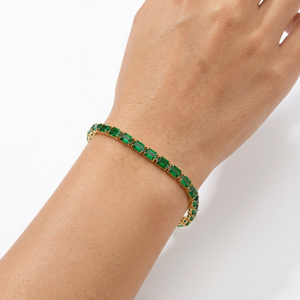 Pulsera Tennis Selva de Oro