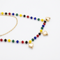 Pulsera corazón arcoiris