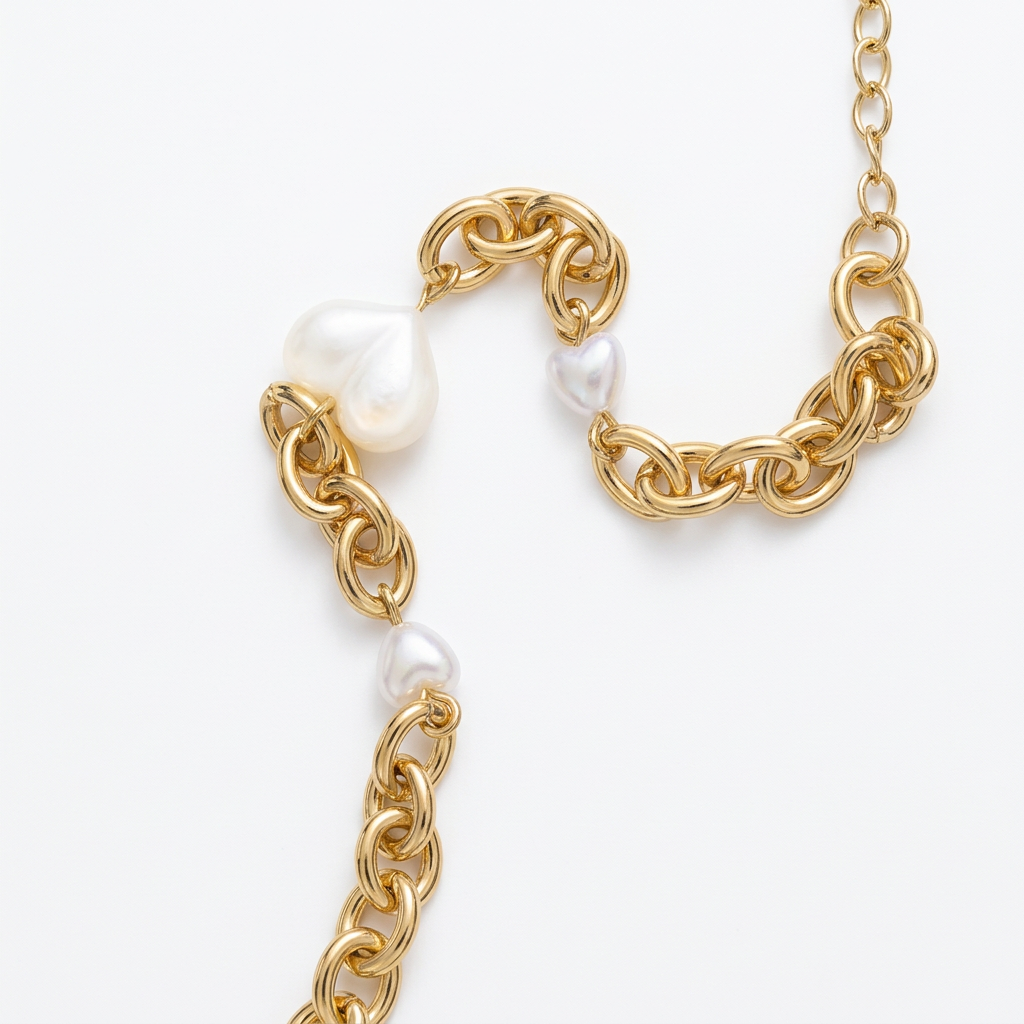 Pulsera Corazón Nacarado