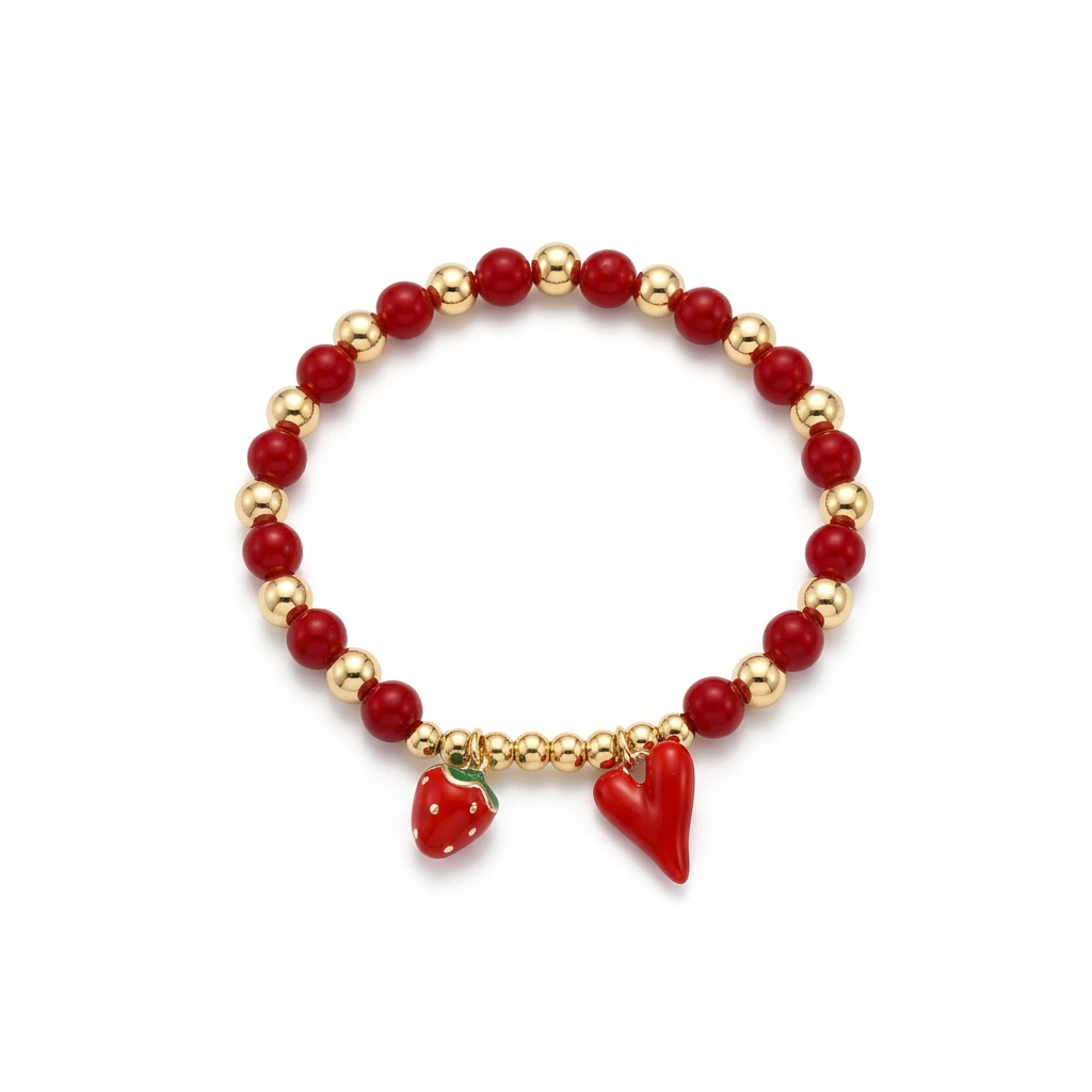 Pulsera Dulzura Carmesí