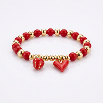 Pulsera Dulzura Carmesí