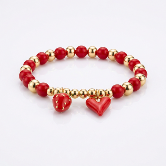 Pulsera Dulzura Carmesí