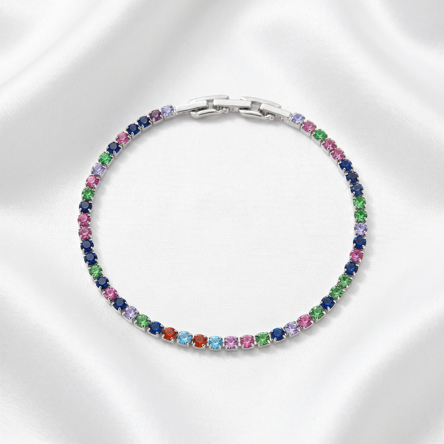 Pulsera Tennis Caleidoscopio