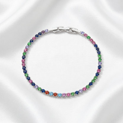 Pulsera Tennis Caleidoscopio