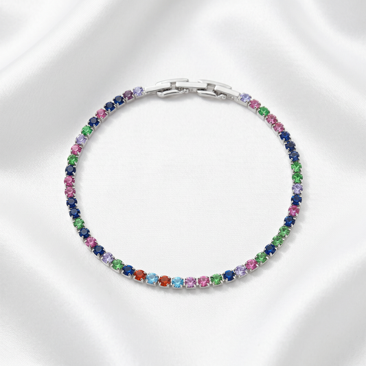 Pulsera Tennis Caleidoscopio