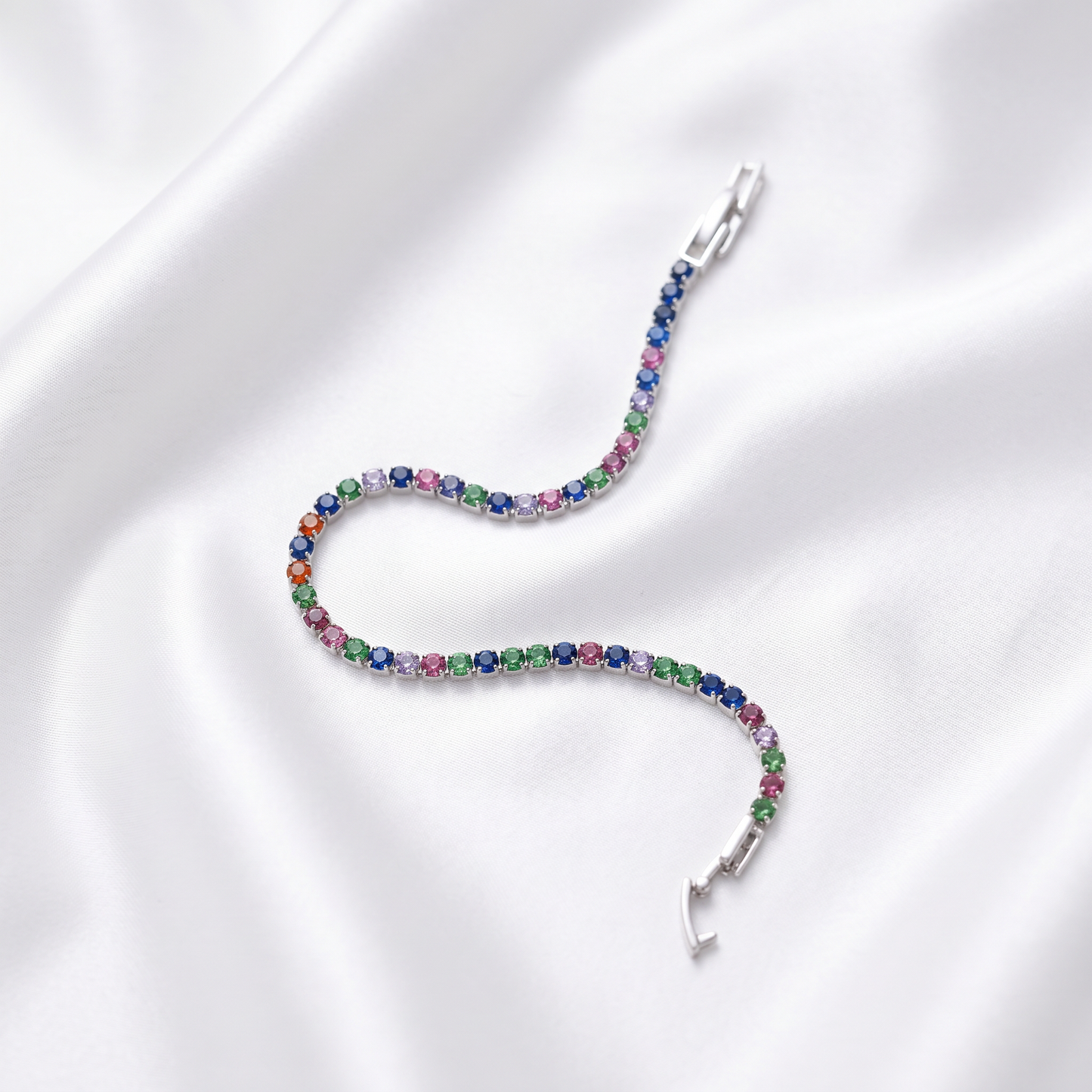Pulsera Tennis Caleidoscopio