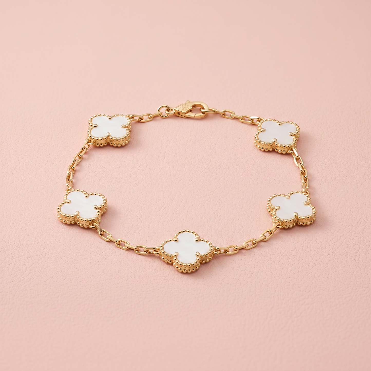 Pulsera Trébol Nácar