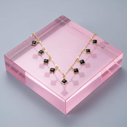 Pulsera Trébol Destino Negro