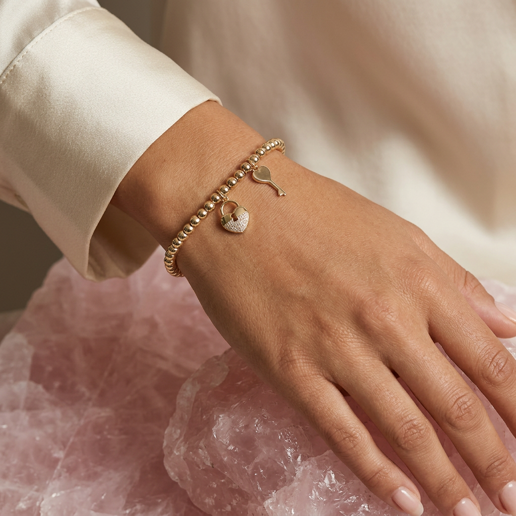 Pulsera Corazón Bajo Llave
