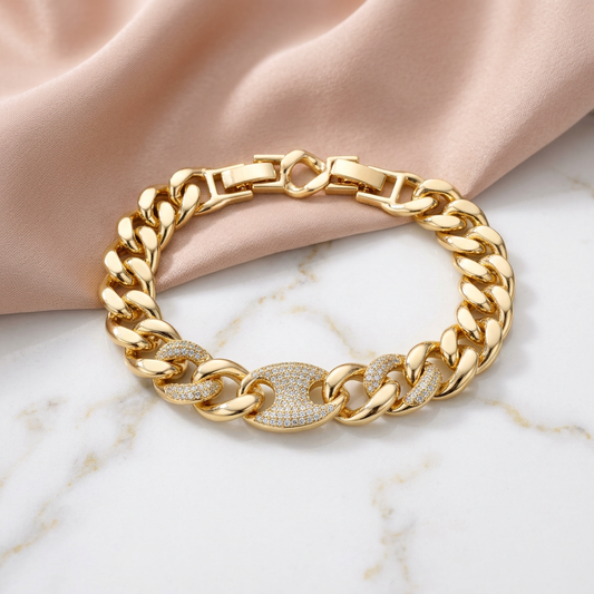 Pulsera Eslabón Cubano
