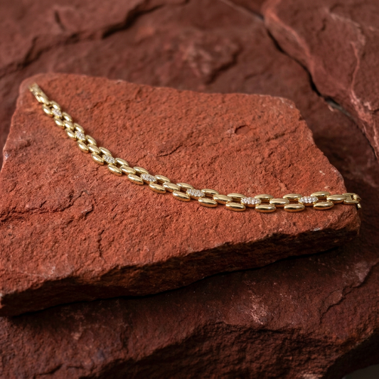 Pulsera Eslabón Elíptico