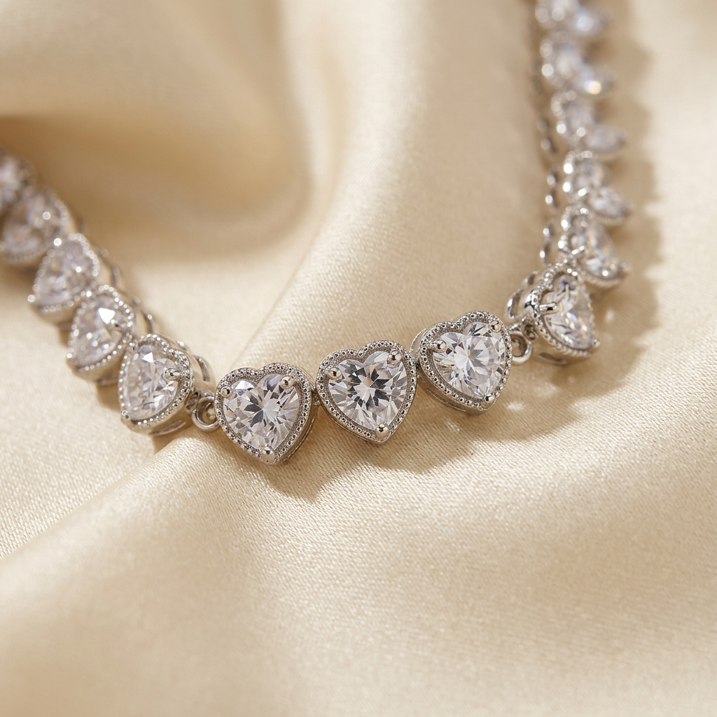 Pulsera Corazones Rivier