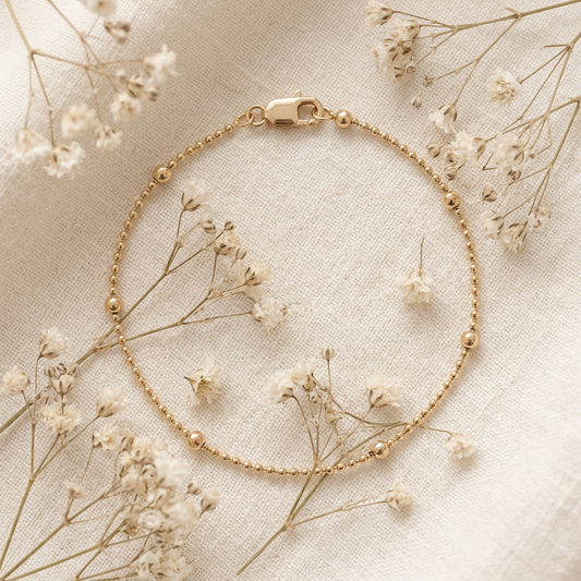 Pulsera Esferas Intercaladas