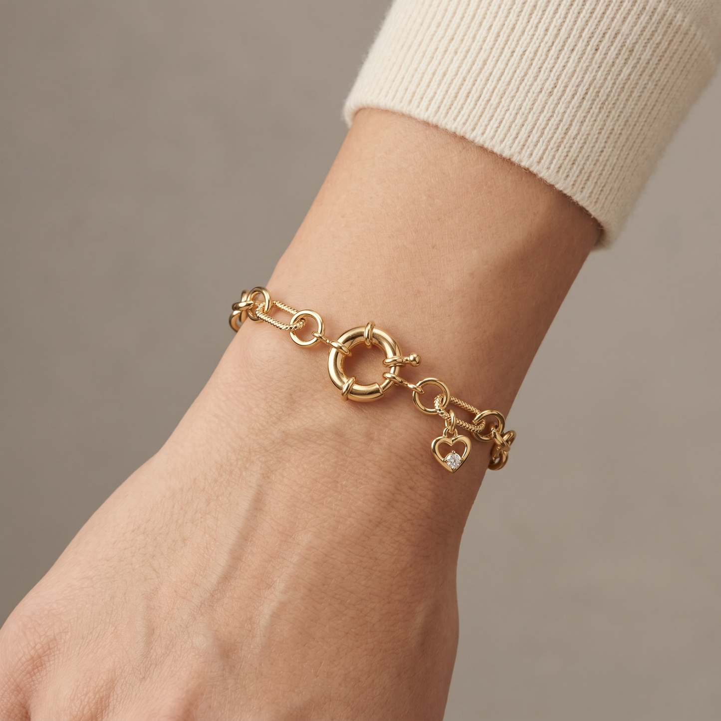 Pulsera Ancla del Corazón