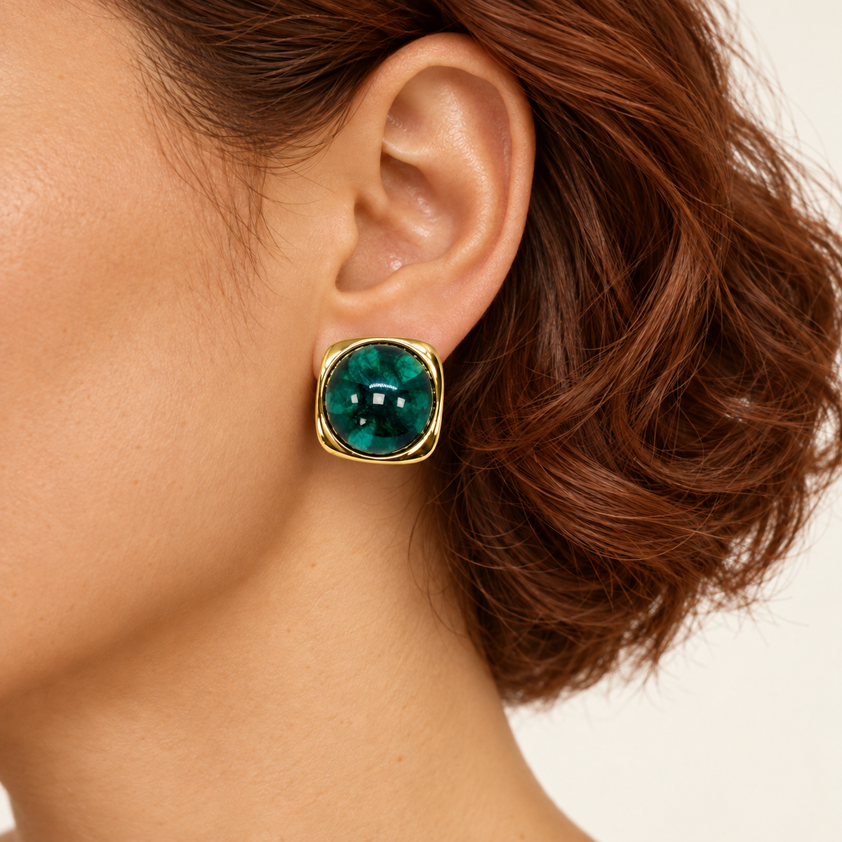 Aros Cuarzo Jade