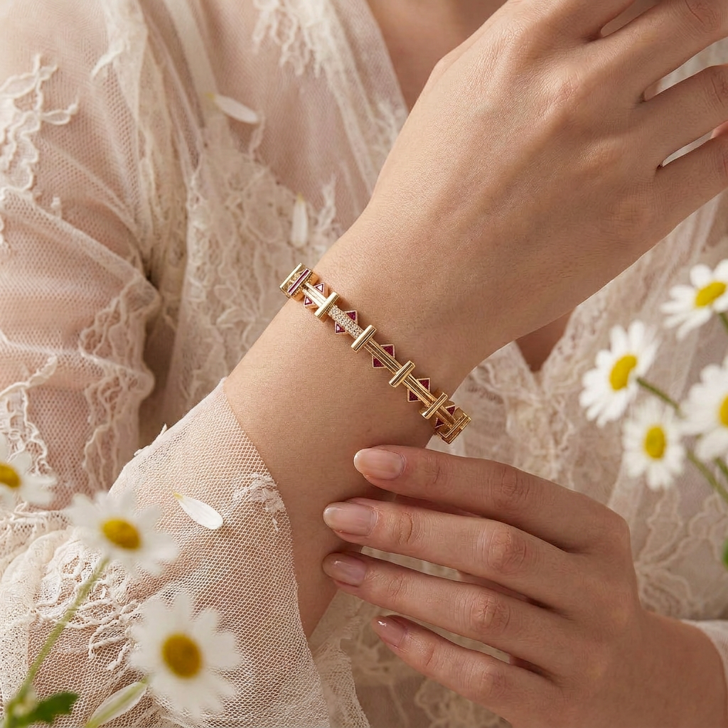Pulsera Geometría Vanguardia